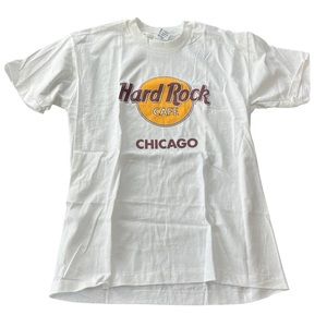 NWOT Y2K Hard Rock Chicago T Shirt Large Classic Vintage Style